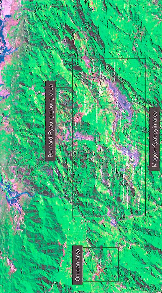 Geomorphology of Mogok Stone Tract